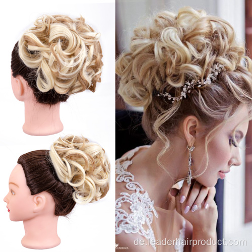 Curly Dish Chignon Bun Extension im Haarteil